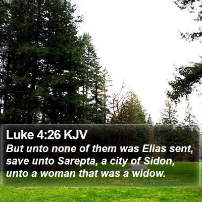Luke 4:26 KJV Bible Verse Image