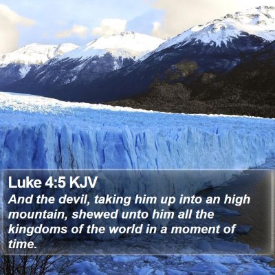 Luke 4:5 KJV Bible Verse Image