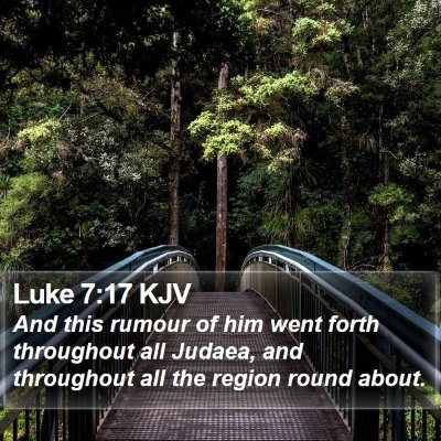 Luke 7:17 KJV Bible Verse Image