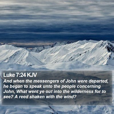 Luke 7:24 KJV Bible Verse Image
