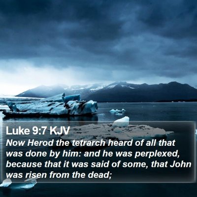 Luke 9:7 KJV Bible Verse Image