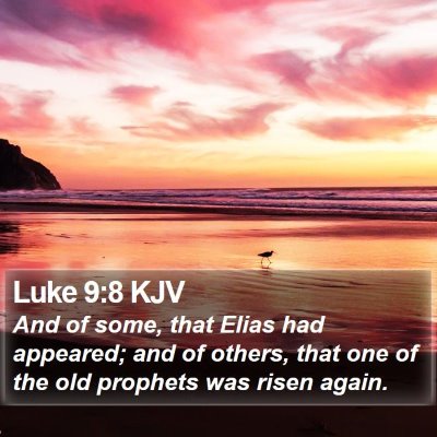 Luke 9:8 KJV Bible Verse Image