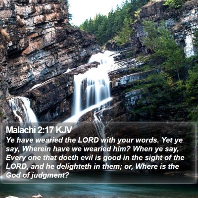 Malachi 2:17 KJV Bible Verse Image