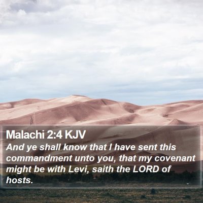 Malachi 2:4 KJV Bible Verse Image