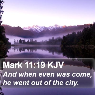 Mark 11:19 KJV Bible Verse Image