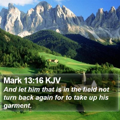 Mark 13:16 KJV Bible Verse Image