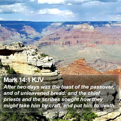 Mark 14:1 KJV Bible Verse Image
