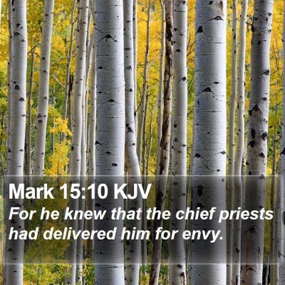 Mark 15:10 KJV Bible Verse Image