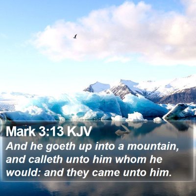 Mark 3:13 KJV Bible Verse Image