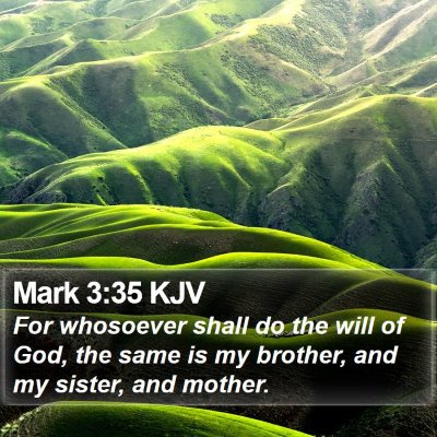 Mark 3:35 KJV Bible Verse Image