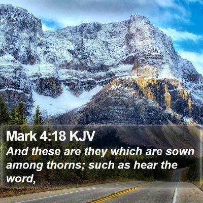 Mark 4:18 KJV Bible Verse Image