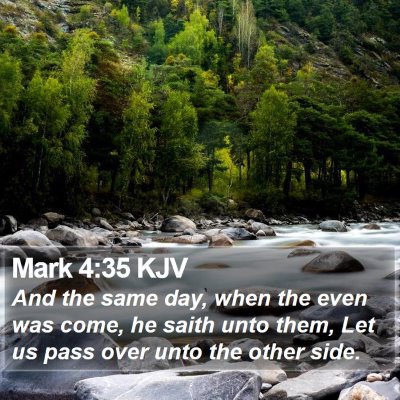 Mark 4:35 KJV Bible Verse Image