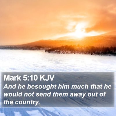 Mark 5:10 KJV Bible Verse Image