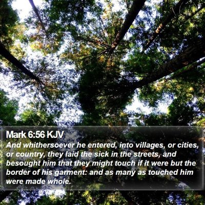 Mark 6:56 KJV Bible Verse Image