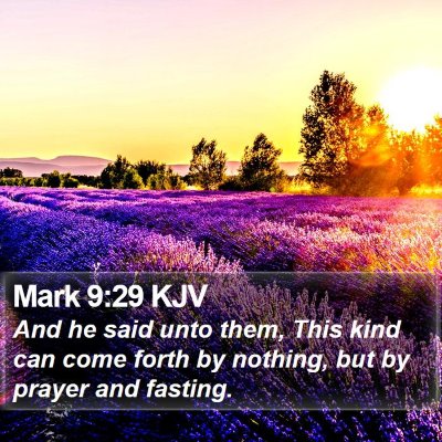 Mark 9:29 KJV Bible Verse Image