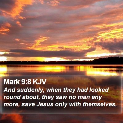Mark 9:8 KJV Bible Verse Image