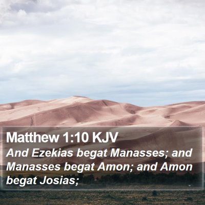 Matthew 1:10 KJV Bible Verse Image
