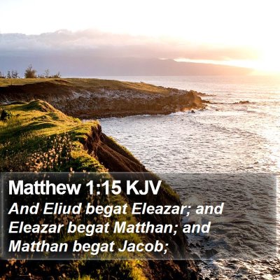 Matthew 1:15 KJV Bible Verse Image