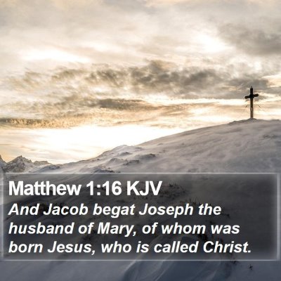 Matthew 1:16 KJV Bible Verse Image
