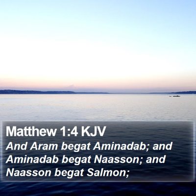Matthew 1:4 KJV Bible Verse Image