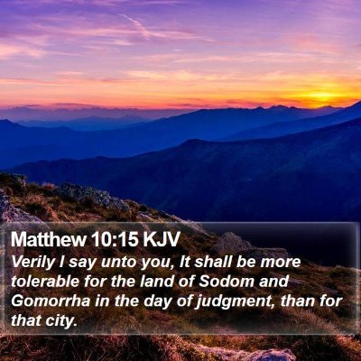 Matthew 10:15 KJV Bible Verse Image
