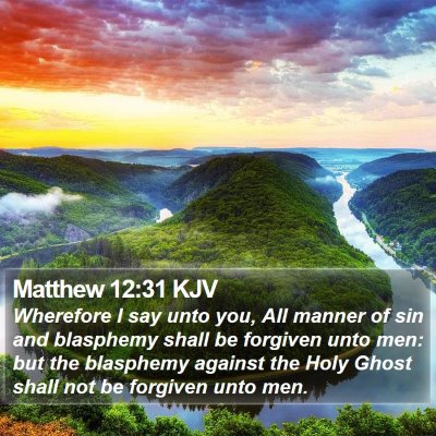 Matthew 12:31 KJV Bible Verse Image