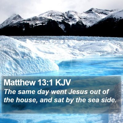Matthew 13:1 KJV Bible Verse Image