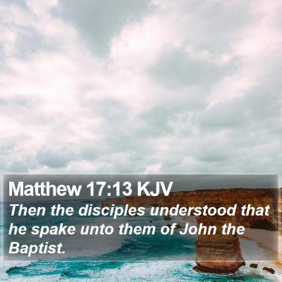 Matthew 17:13 KJV Bible Verse Image