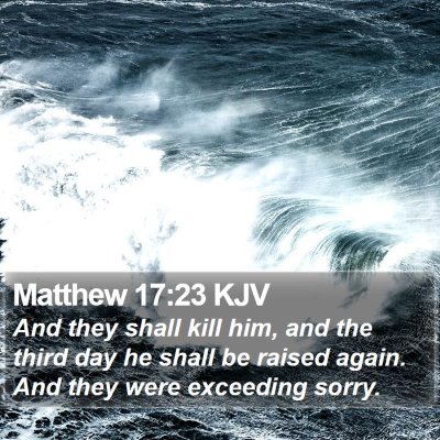 Matthew 17:23 KJV Bible Verse Image