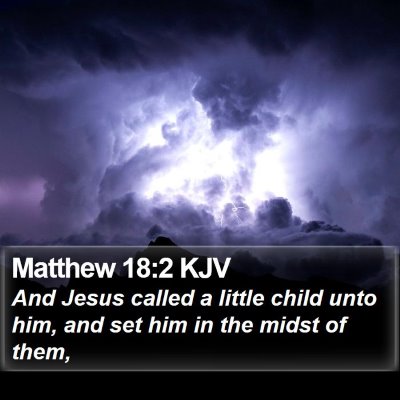 Matthew 18:2 KJV Bible Verse Image