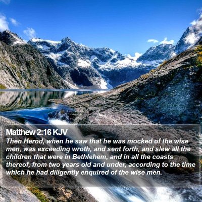 Matthew 2:16 KJV Bible Verse Image