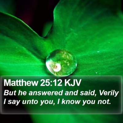 Matthew 25:12 KJV Bible Verse Image