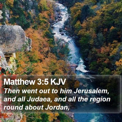 Matthew 3:5 KJV Bible Verse Image