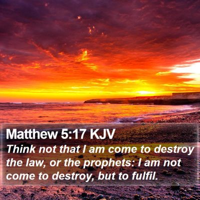 Matthew 5:17 KJV Bible Verse Image