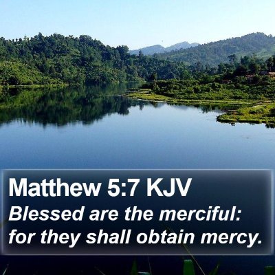 Matthew 5:7 KJV Bible Verse Image
