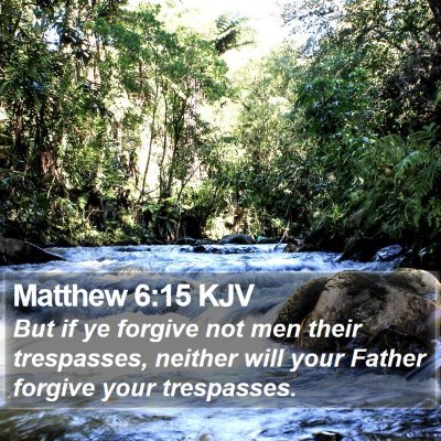 Matthew 6:15 KJV Bible Verse Image