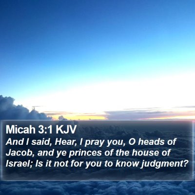 Micah 3:1 KJV Bible Verse Image