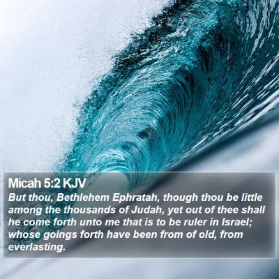 Micah 5:2 KJV Bible Verse Image