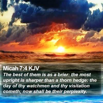 Micah 7:4 KJV Bible Verse Image