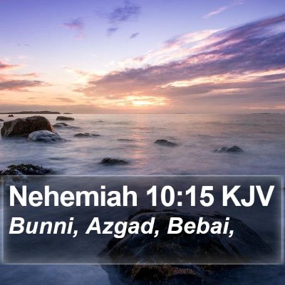 Nehemiah 10:15 KJV Bible Verse Image