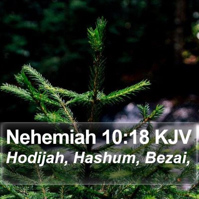 Nehemiah 10:18 KJV Bible Verse Image
