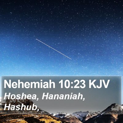 Nehemiah 10:23 KJV Bible Verse Image
