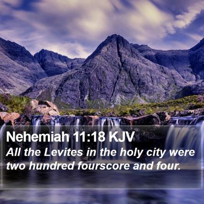Nehemiah 11:18 KJV Bible Verse Image