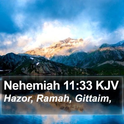 Nehemiah 11:33 KJV Bible Verse Image