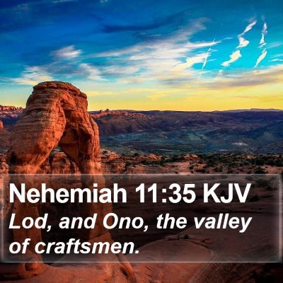 Nehemiah 11:35 KJV Bible Verse Image