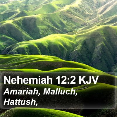 Nehemiah 12:2 KJV Bible Verse Image