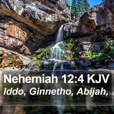 Nehemiah 12:4 KJV Bible Verse Image