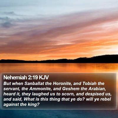 Nehemiah 2:19 KJV Bible Verse Image