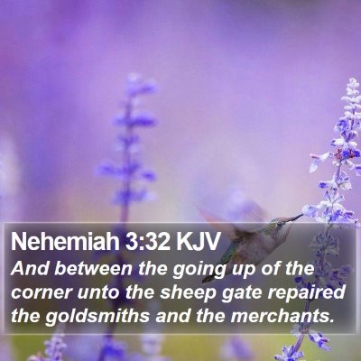 Nehemiah 3:32 KJV Bible Verse Image