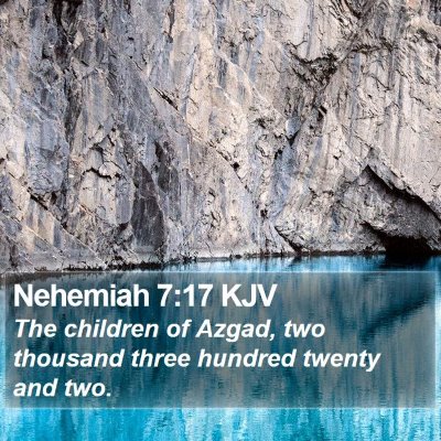 Nehemiah 7:17 KJV Bible Verse Image